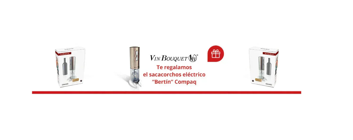 Te regalamos el sacacorchos eléctrico "Bertín" Compaq