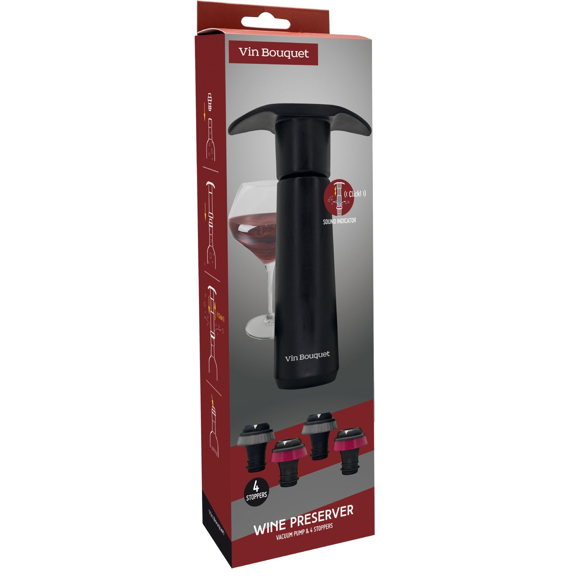 Bomba de Vacío Manual con Indicador de Sonido "Click"