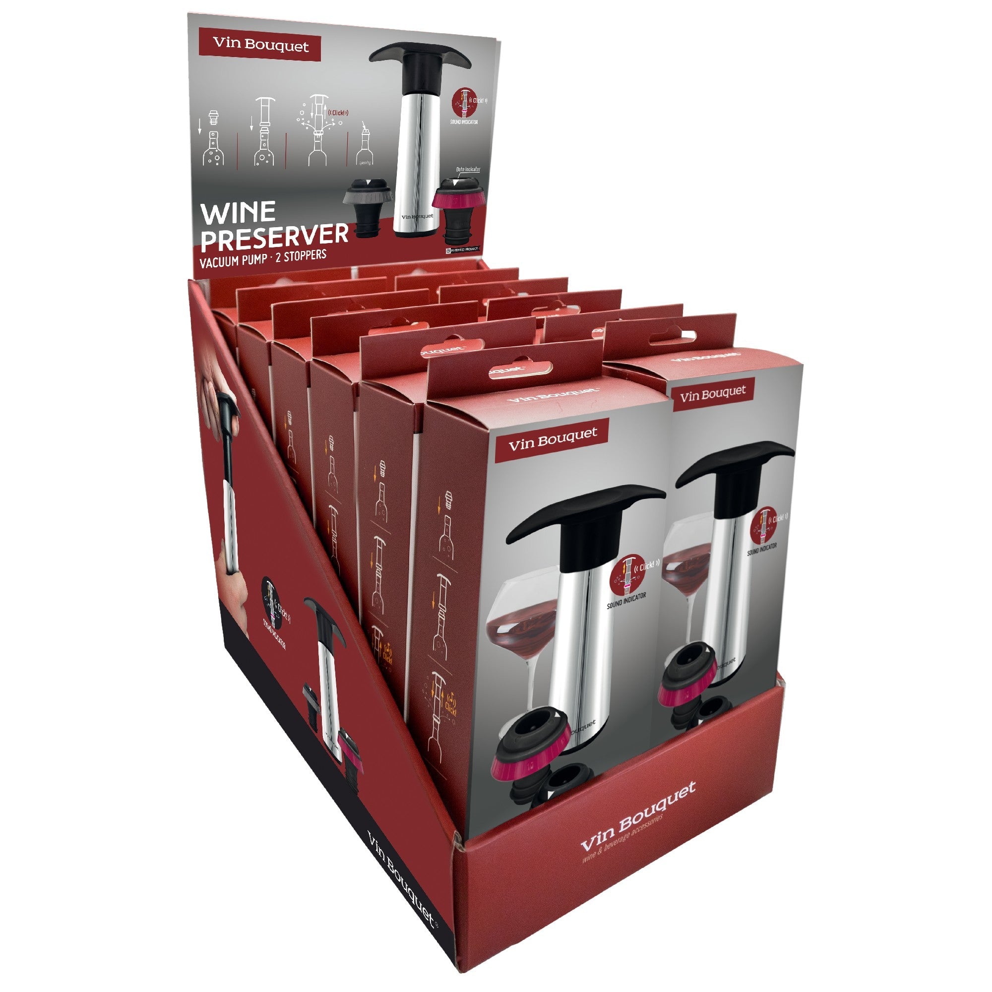 Bomba de Vacío Manual con Indicador de Sonido "Click"