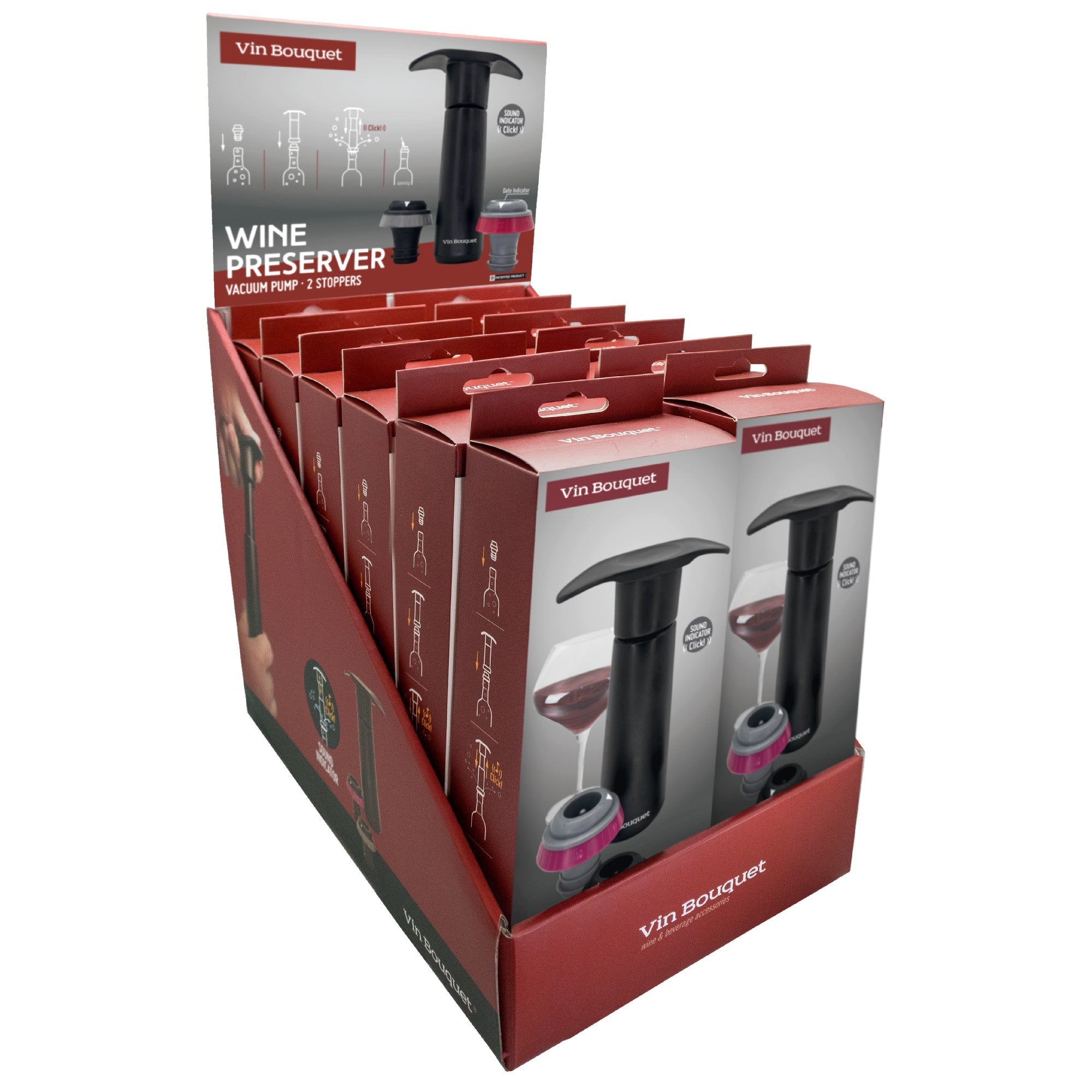 Bomba de Vacío Manual con Indicador de Sonido "Click"