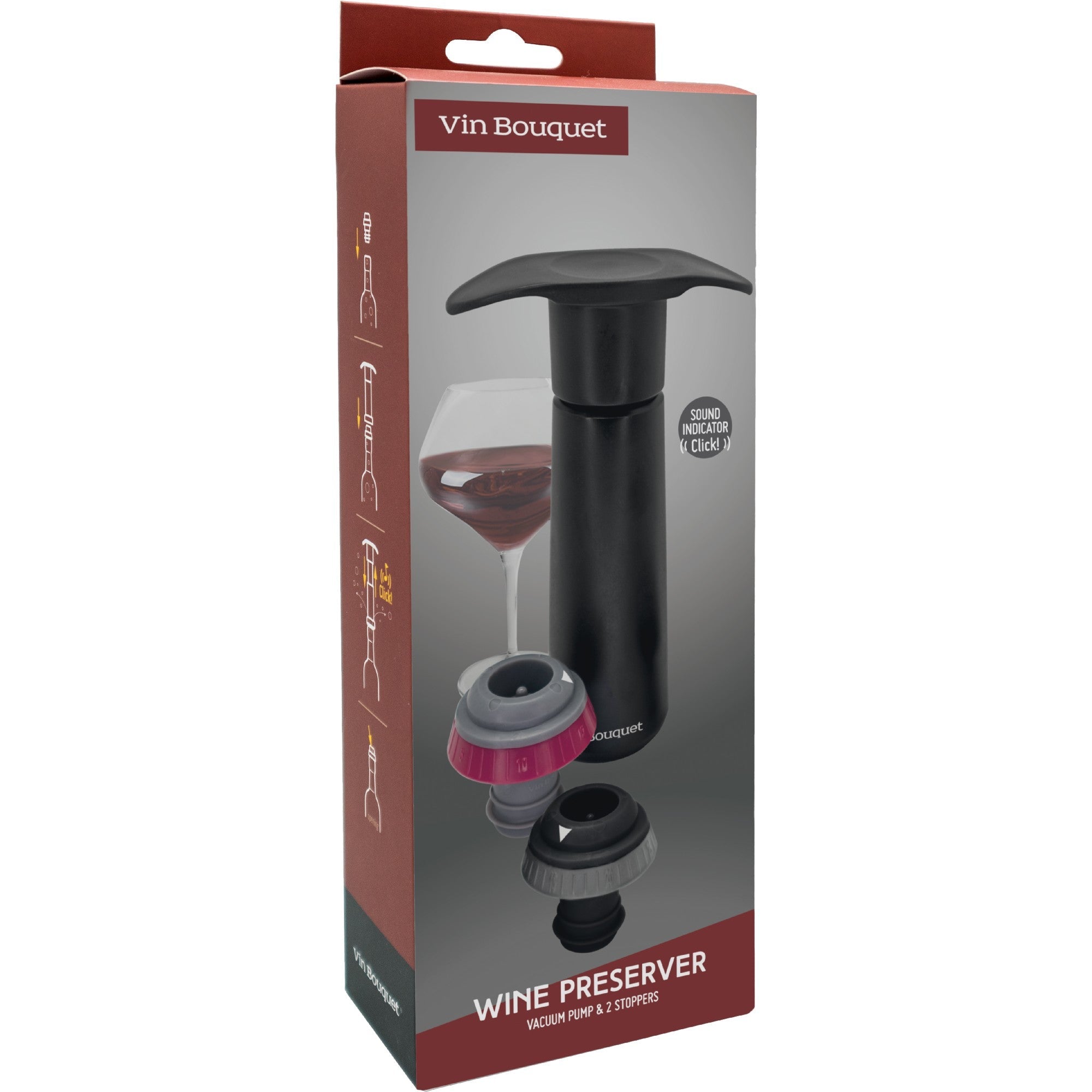 Bomba de Vacío Manual con Indicador de Sonido "Click"