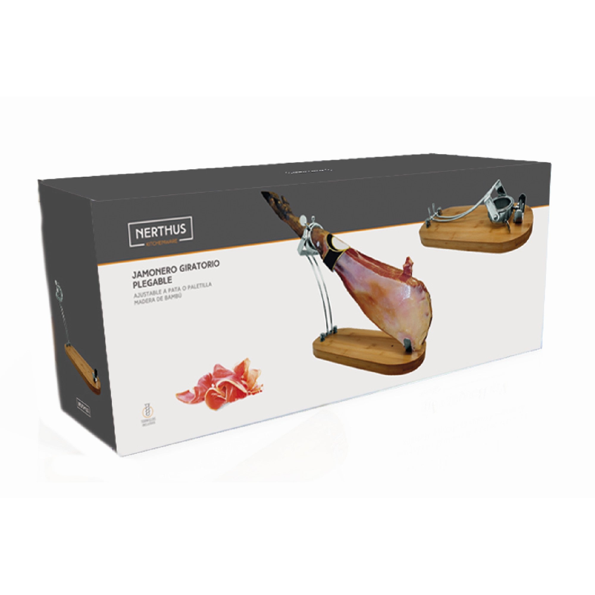 Jamonero Plegable con Cabezal Giratorio