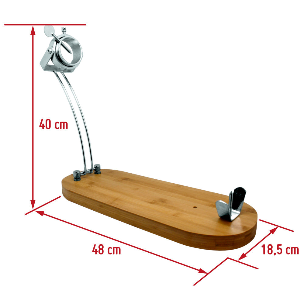 Jamonero Plegable con Cabezal Giratorio