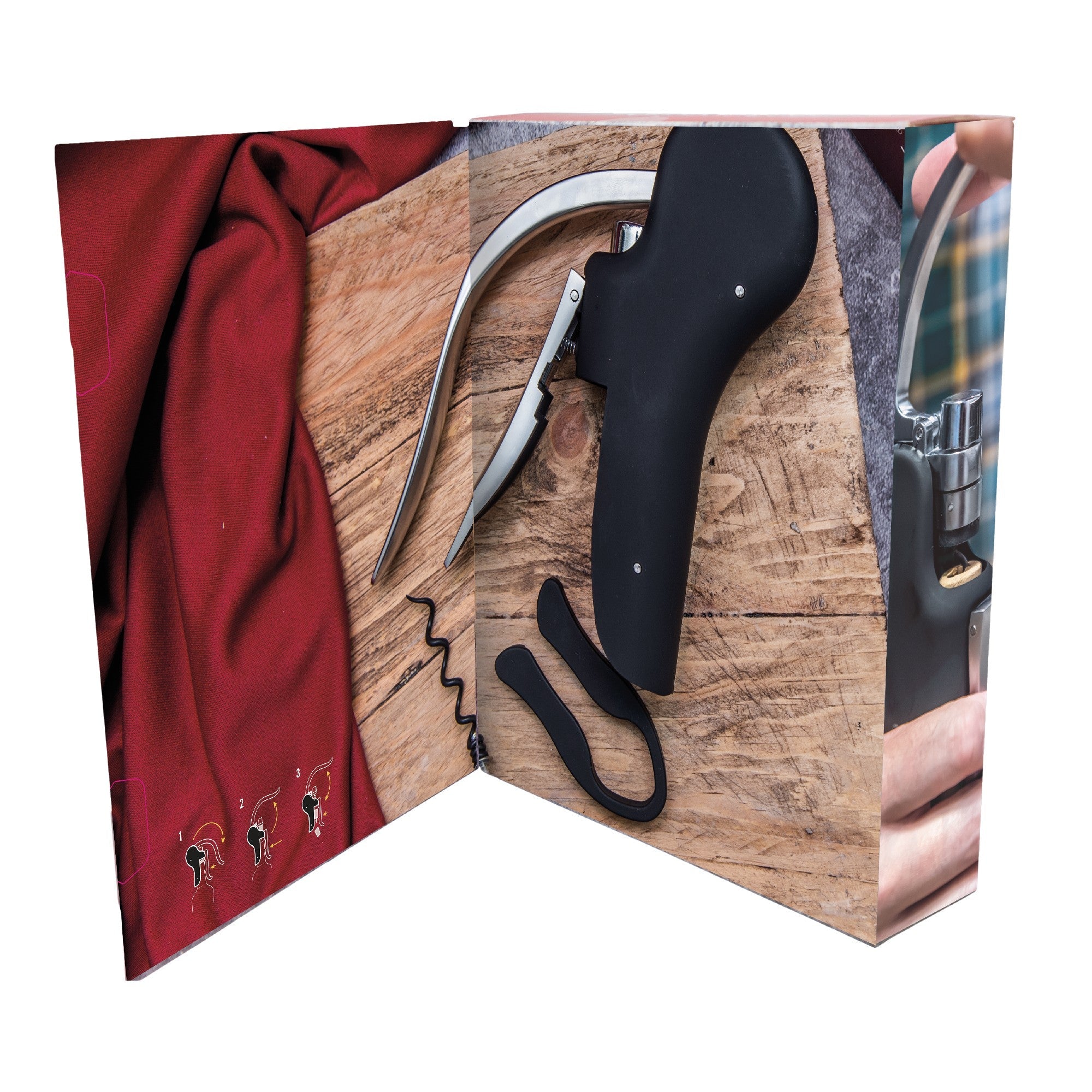 Set de Sacacorchos de Palanca