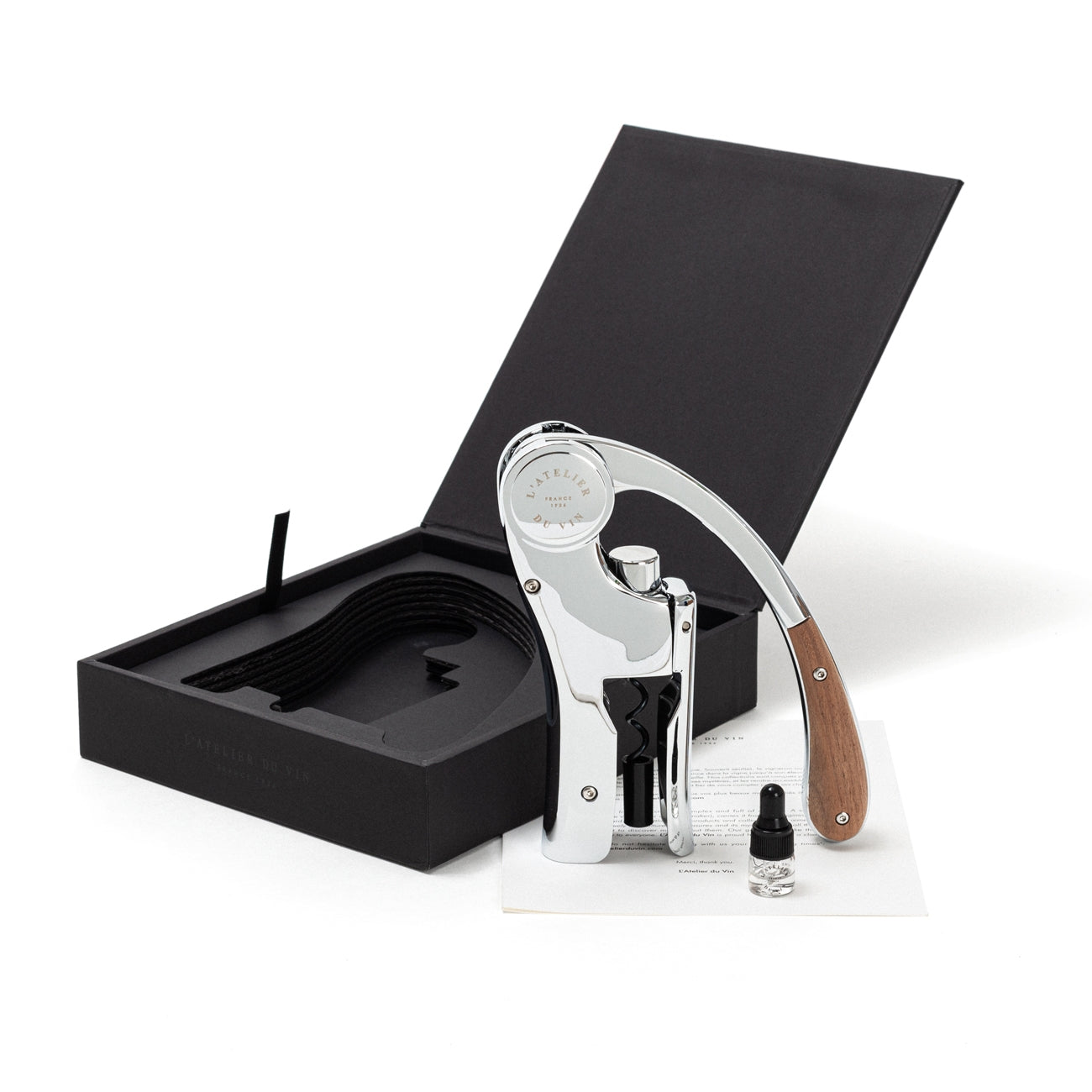 Oeno Motion Silver & Wood