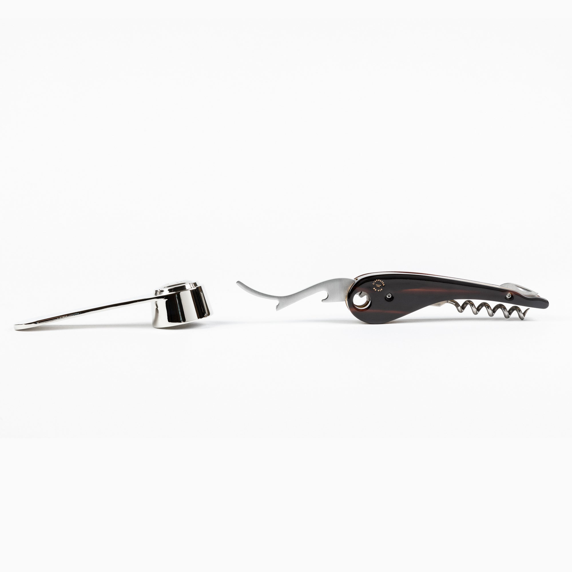 Sacacorchos Soft Machine Dandy y pinza extractora de corcho L'Atelier du Vin Oeno Collection 4