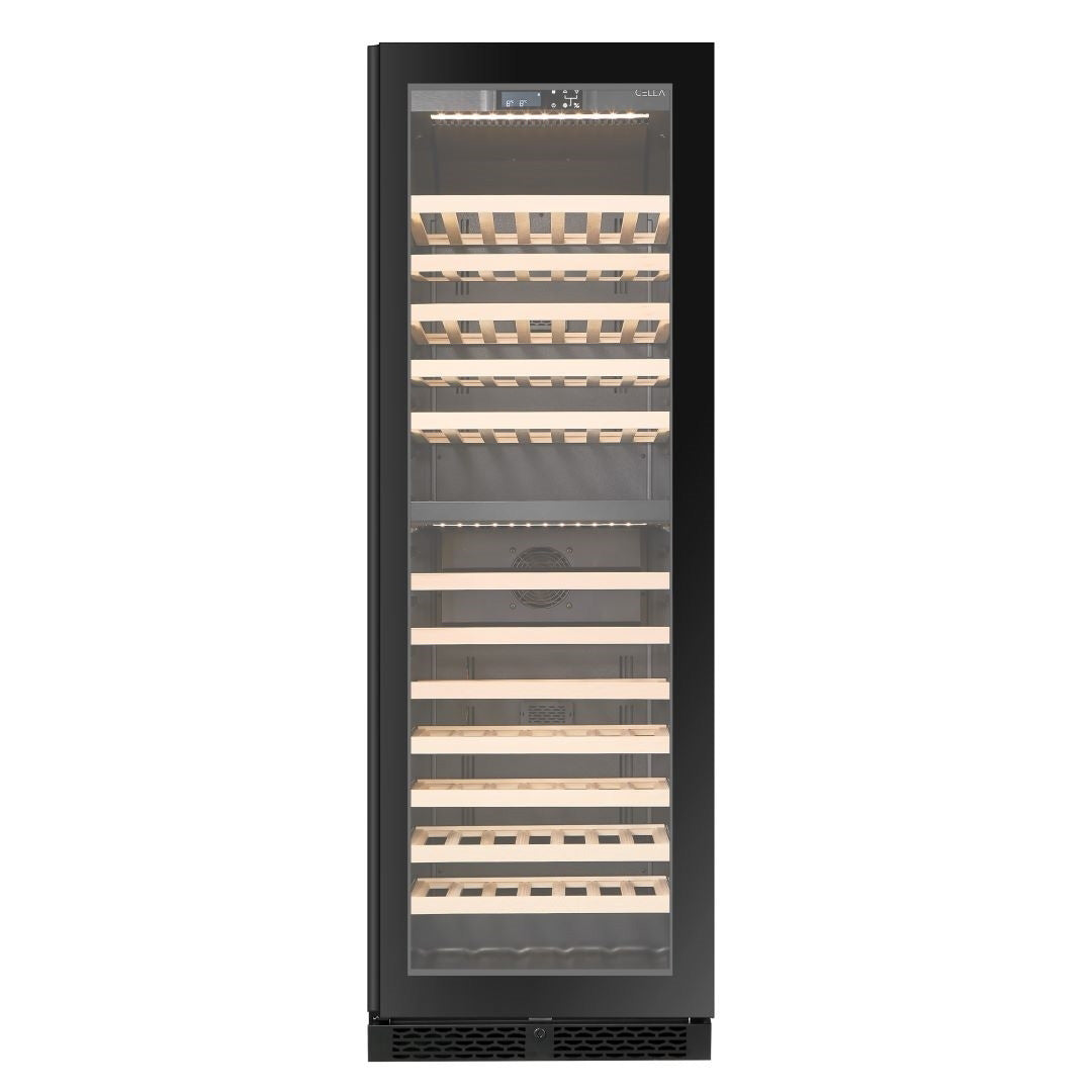 Wine Cooler 101 bottles CELLA FWS93D Black Dual-zone