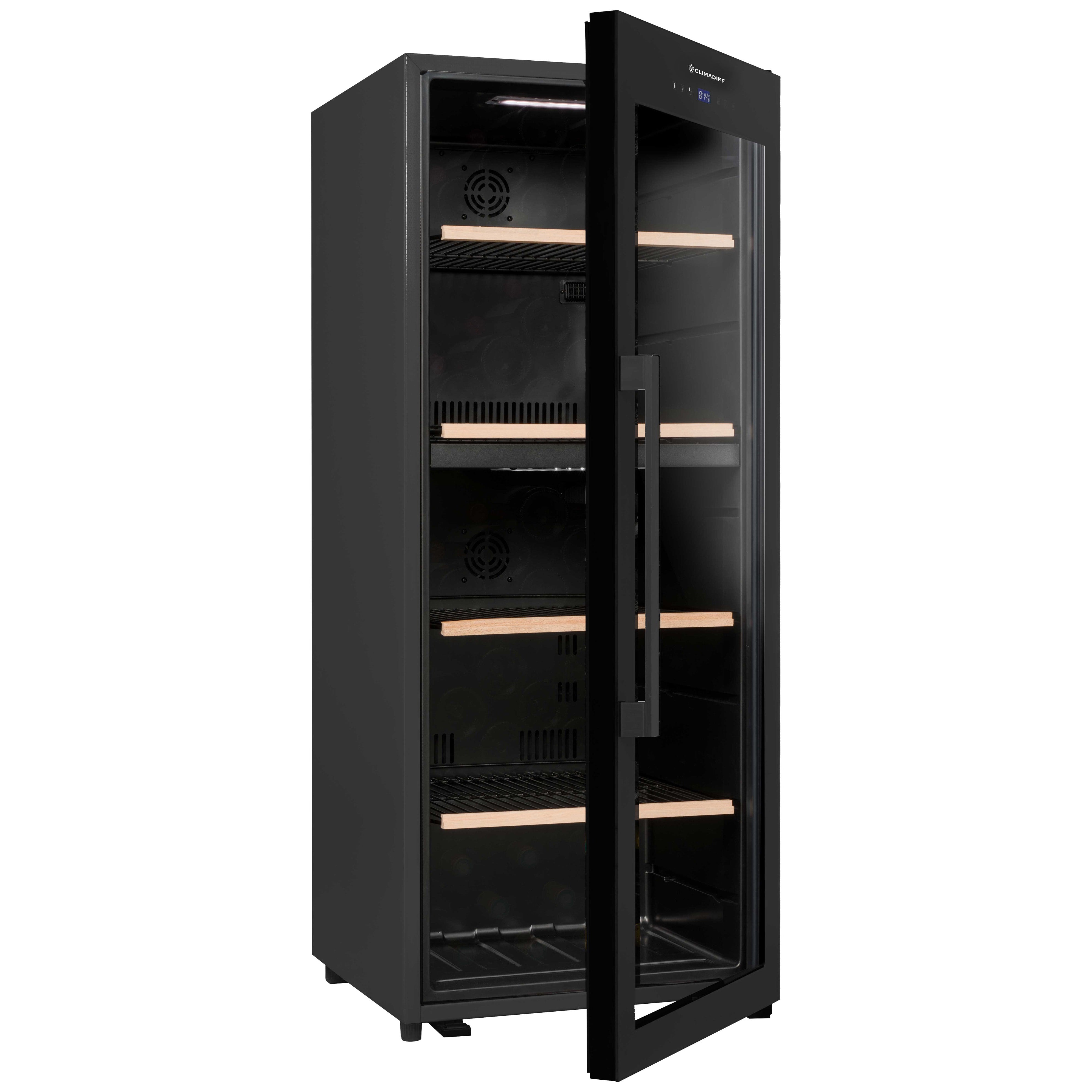 Vinoteca 110 botellas Climadiff CLD115B1 doble zona