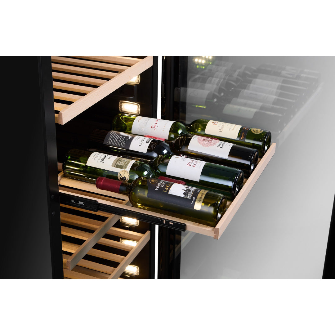 Wine Cooler 102 bottles CELLA W122S Black