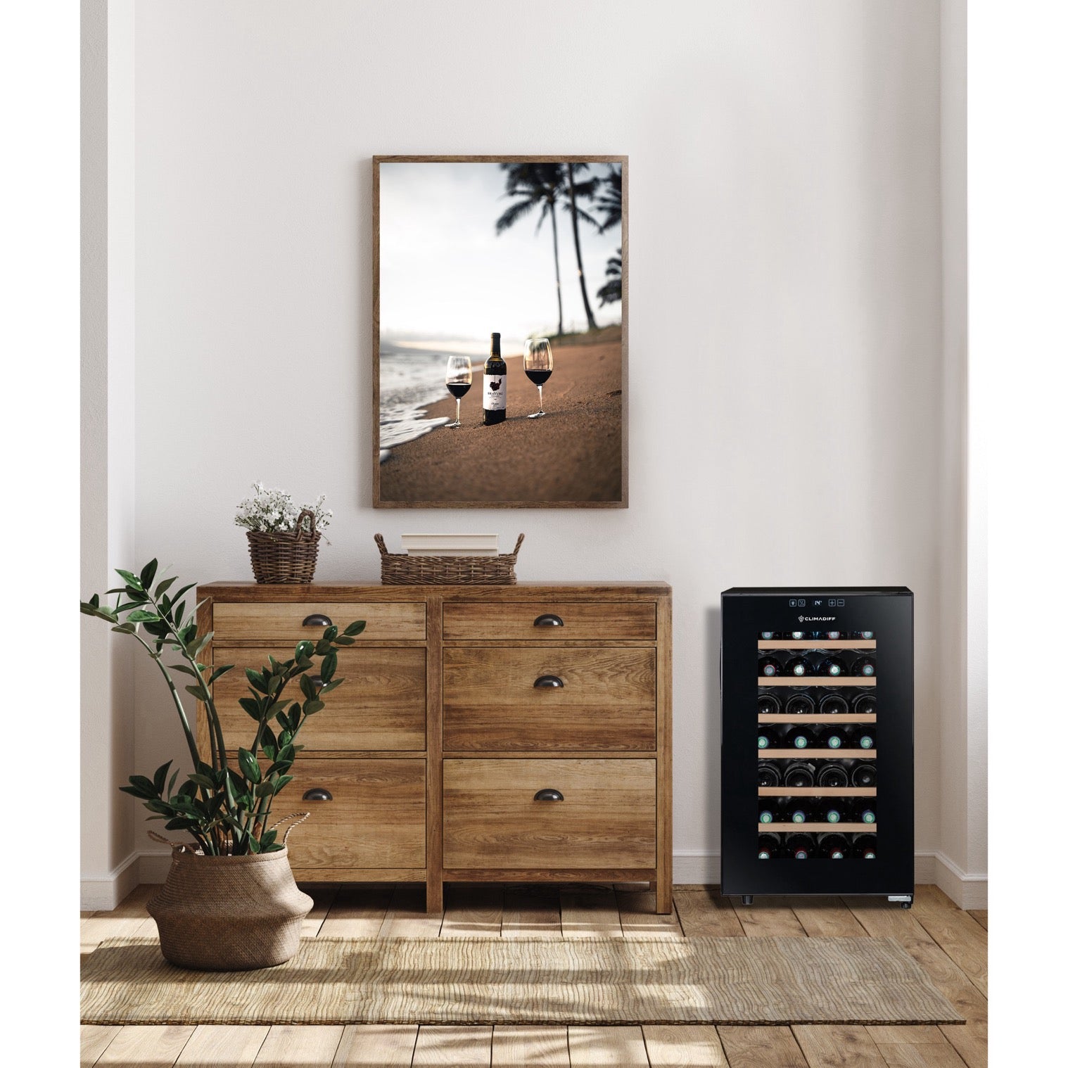 Wine Cooler 28 bottles Climadiff CC28