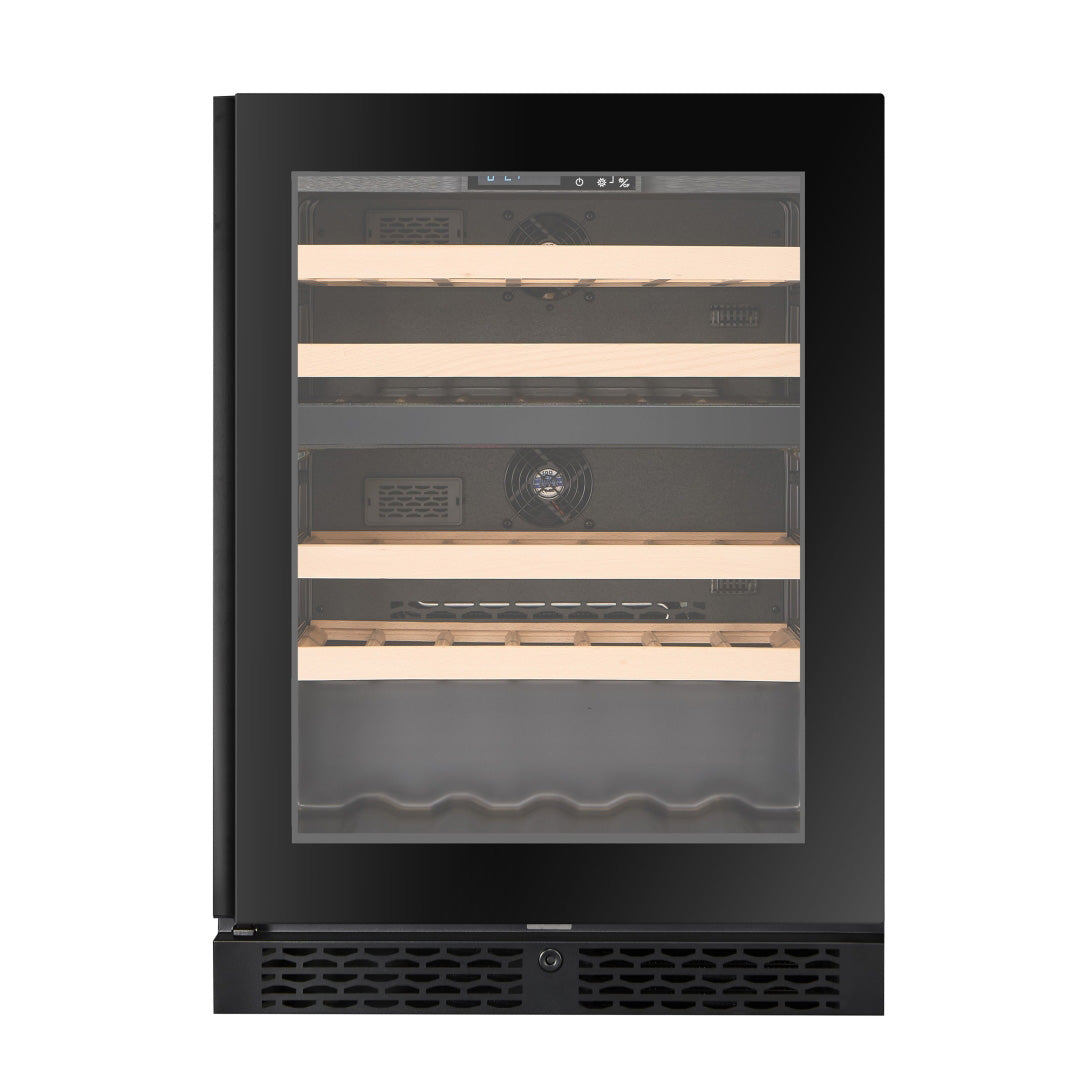 Wine Cooler 39 bottles CELLA W39D Black Dual-zone