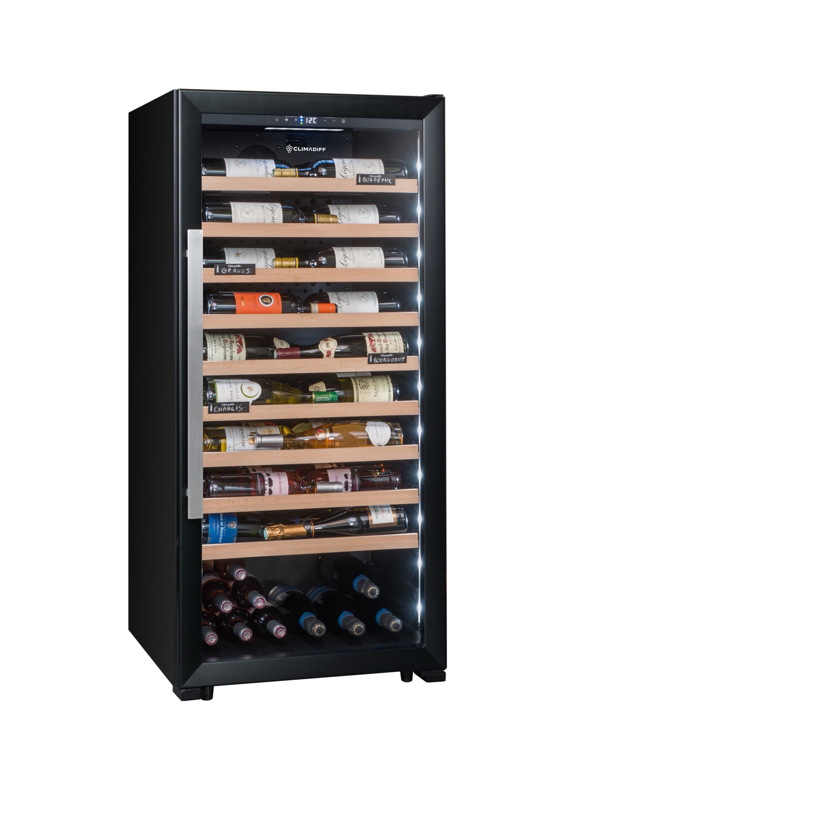 Wine Cooler 98 bottles Climadiff CPF100B1 Polyvalent