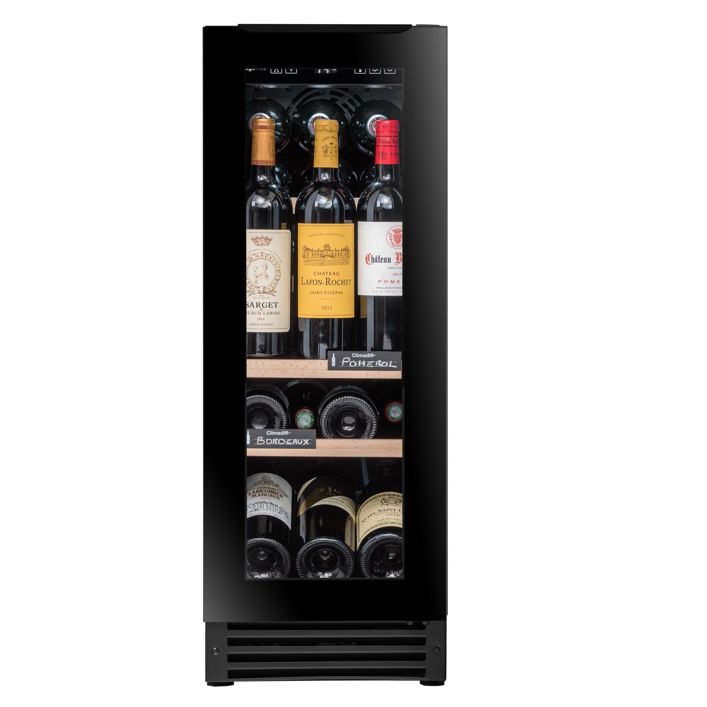 Imagen de la Vinoteca 22 botellas Avintage AVU23TB1 negra.