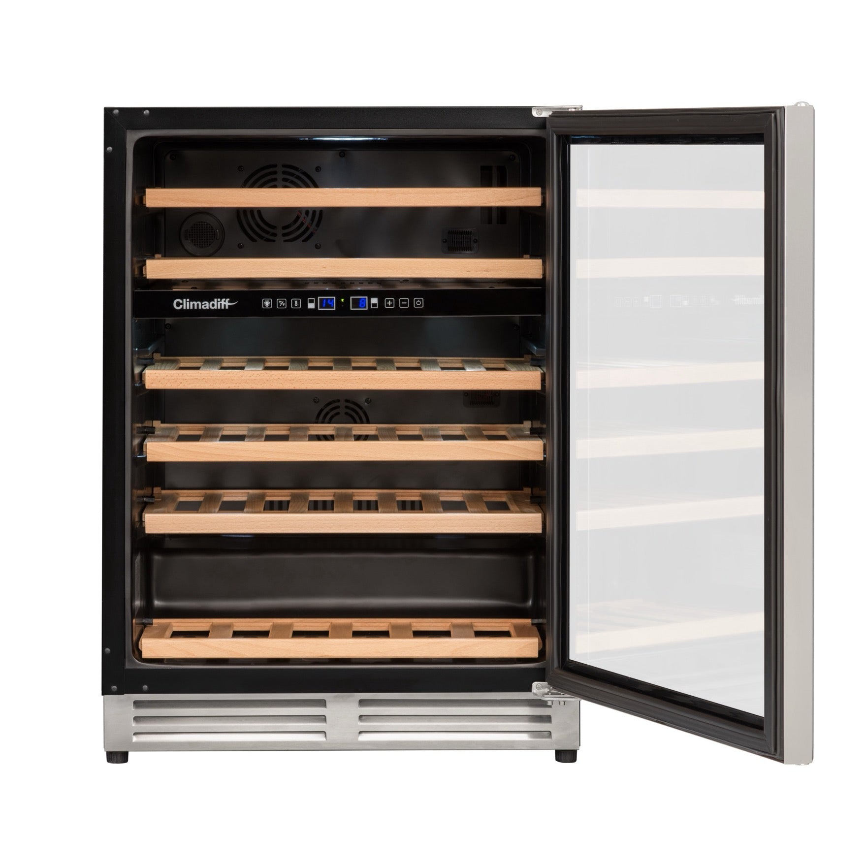 Vinoteca 51 botellas Climadiff CBU51D1X doble zona