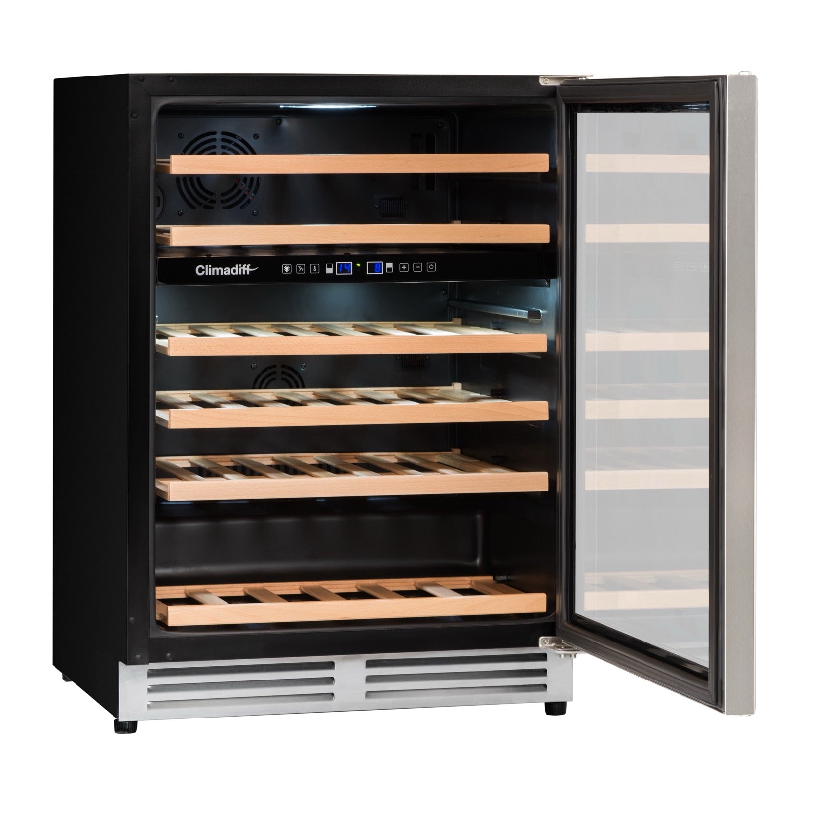 Vinoteca 51 botellas Climadiff CBU51D1X doble zona