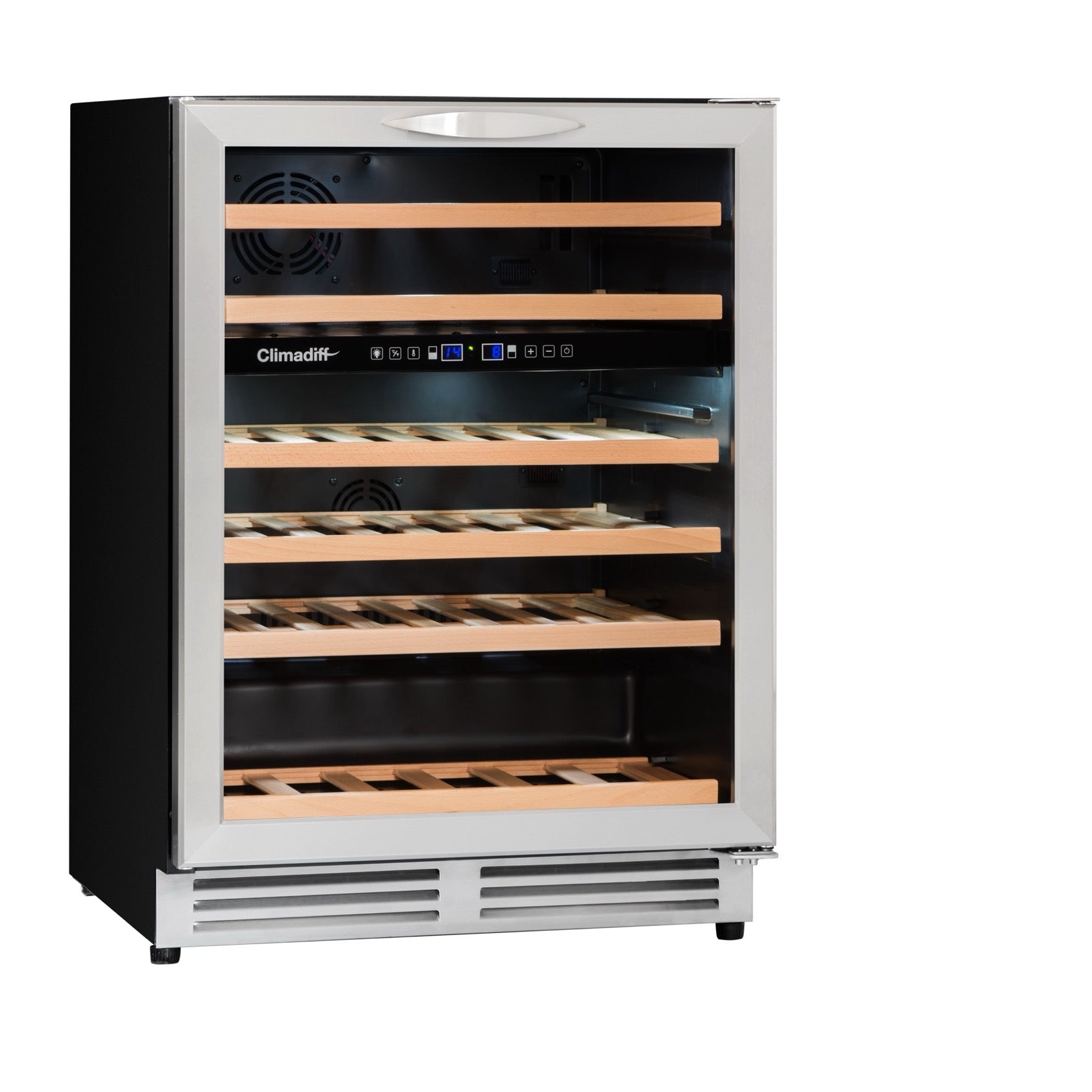 Vinoteca 51 botellas Climadiff CBU51D1X doble zona