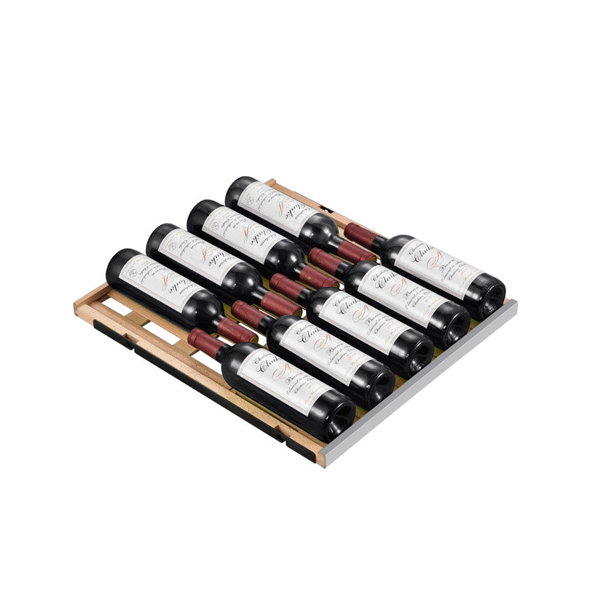 Built-in Wine Cooler 100 bottles Le Chai LBN1005 Black Dual-zone