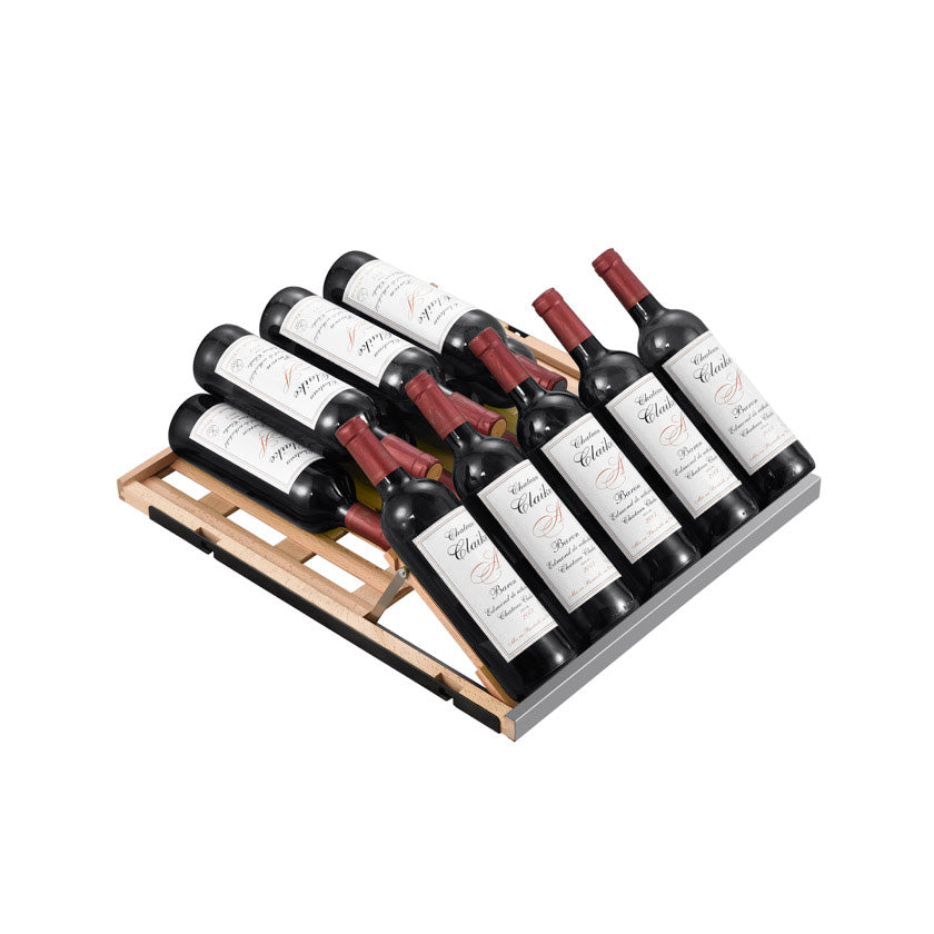 Built-in Wine Cooler 100 bottles Le Chai LBN1005 Black Dual-zone