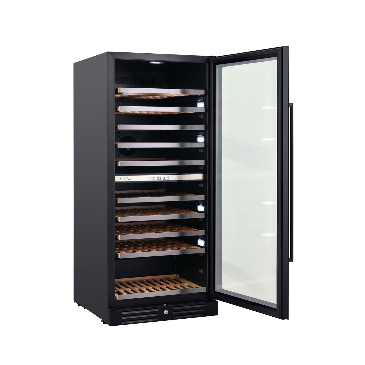Built-in Wine Cooler 100 bottles Le Chai LBN1005 Black Dual-zone