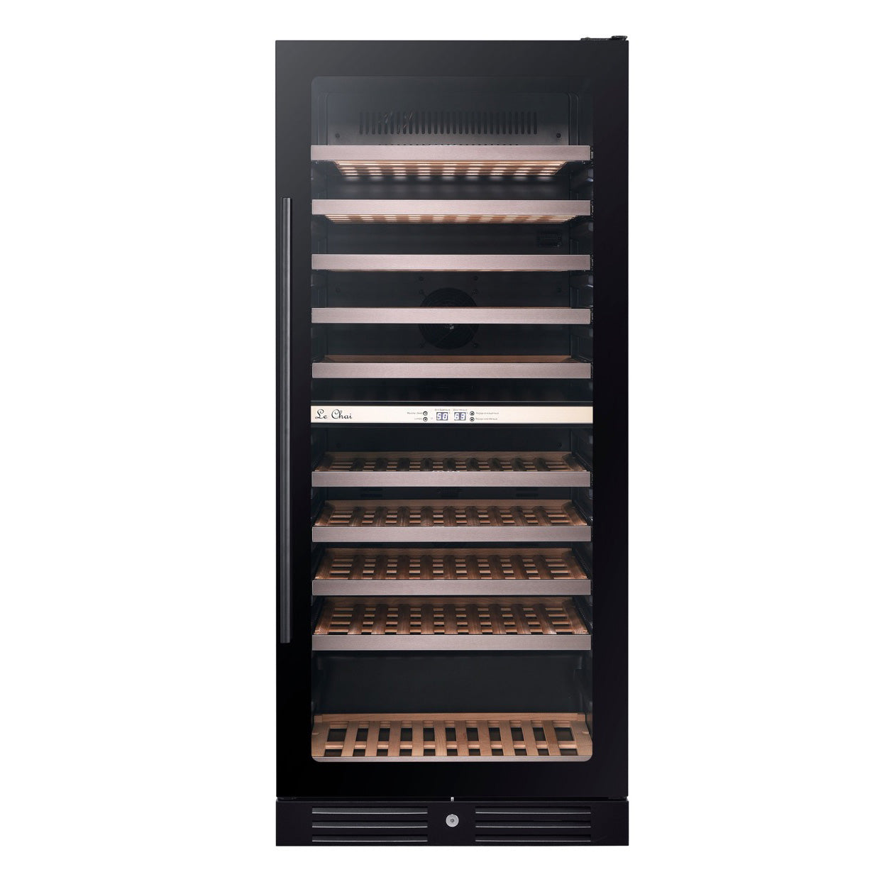 Built-in Wine Cooler 100 bottles Le Chai LBN1005 Black Dual-zone
