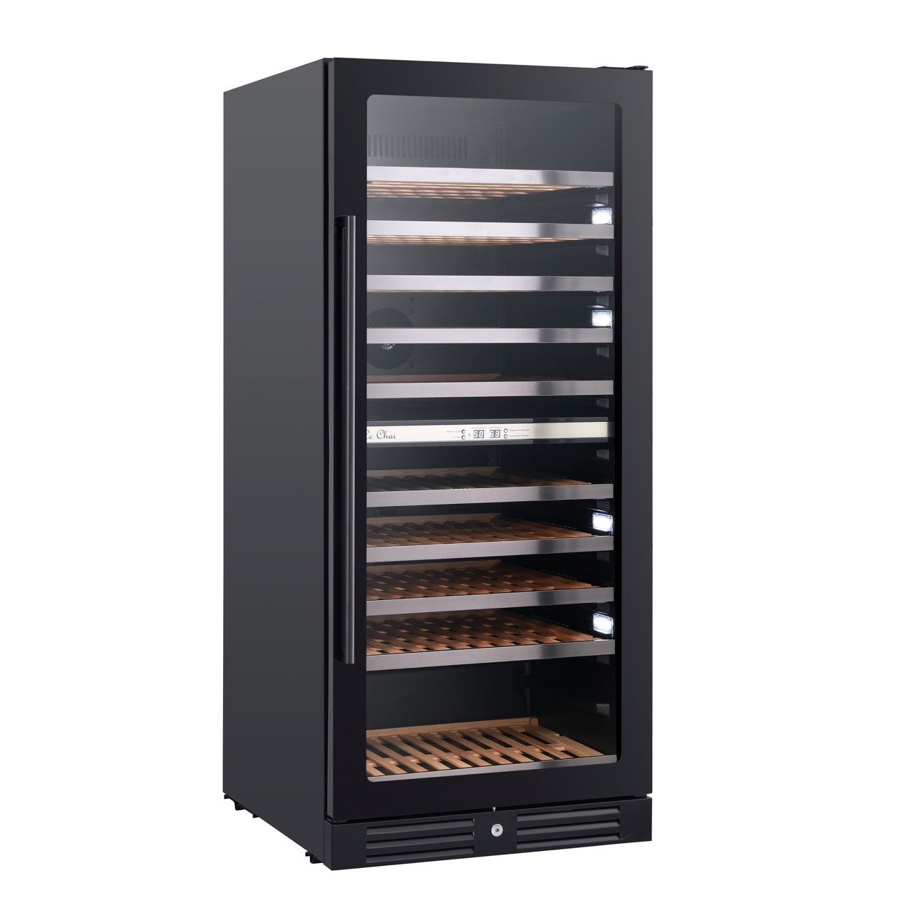 Built-in Wine Cooler 100 bottles Le Chai LBN1005 Black Dual-zone