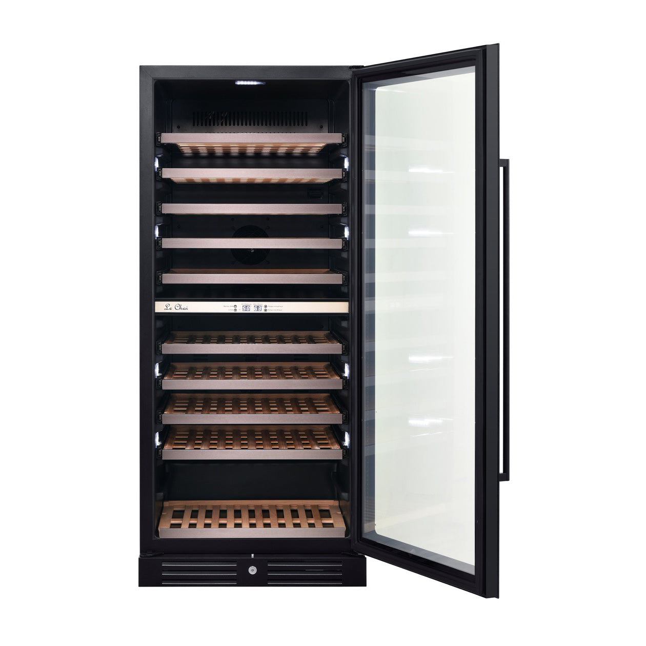 Built-in Wine Cooler 100 bottles Le Chai LBN1005 Black Dual-zone