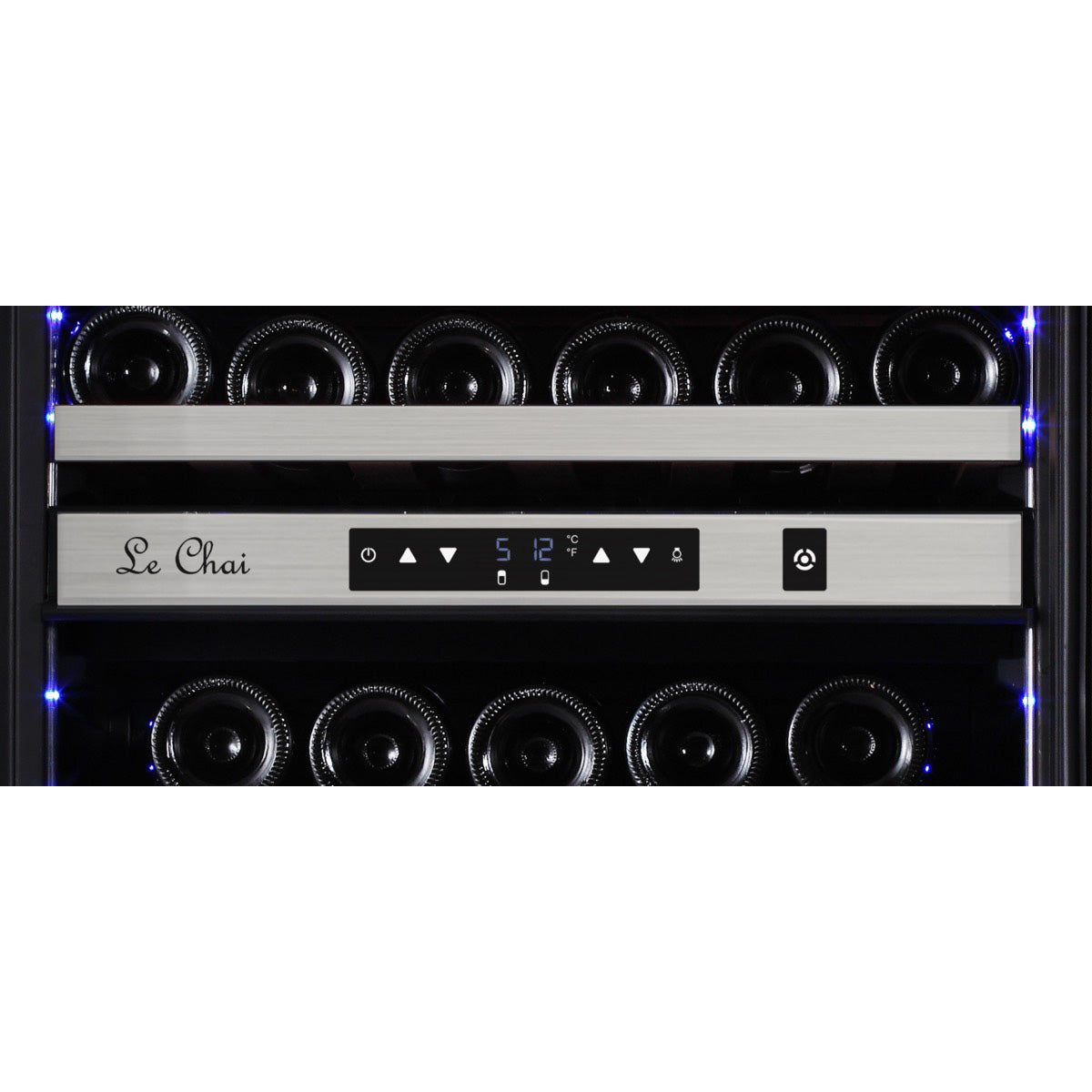 Built-in Wine Cooler 46 bottles Le Chai LBN460POV black Dual-zone