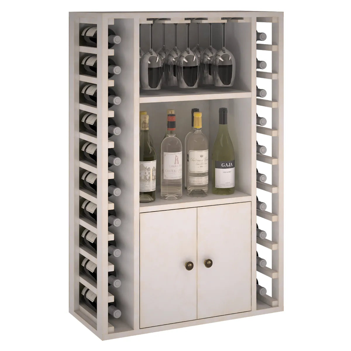Wine rack for 20 bottles Expovinalia Corullón Godello 2521 — White pine — EW2521