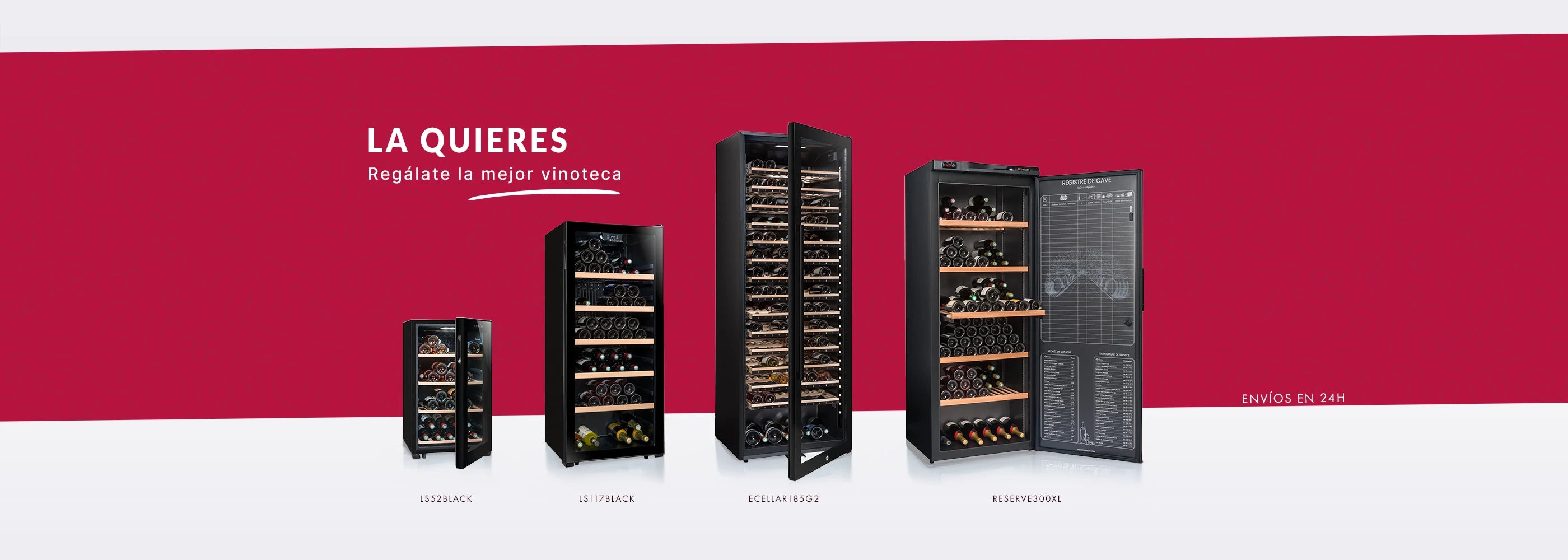 Selección de vinotecas premium para conservar y disfrutar cada botella
