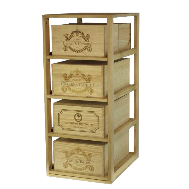 Arganza Godello 2564 para 4 cajas de 12 botellas - Pino roble claro
