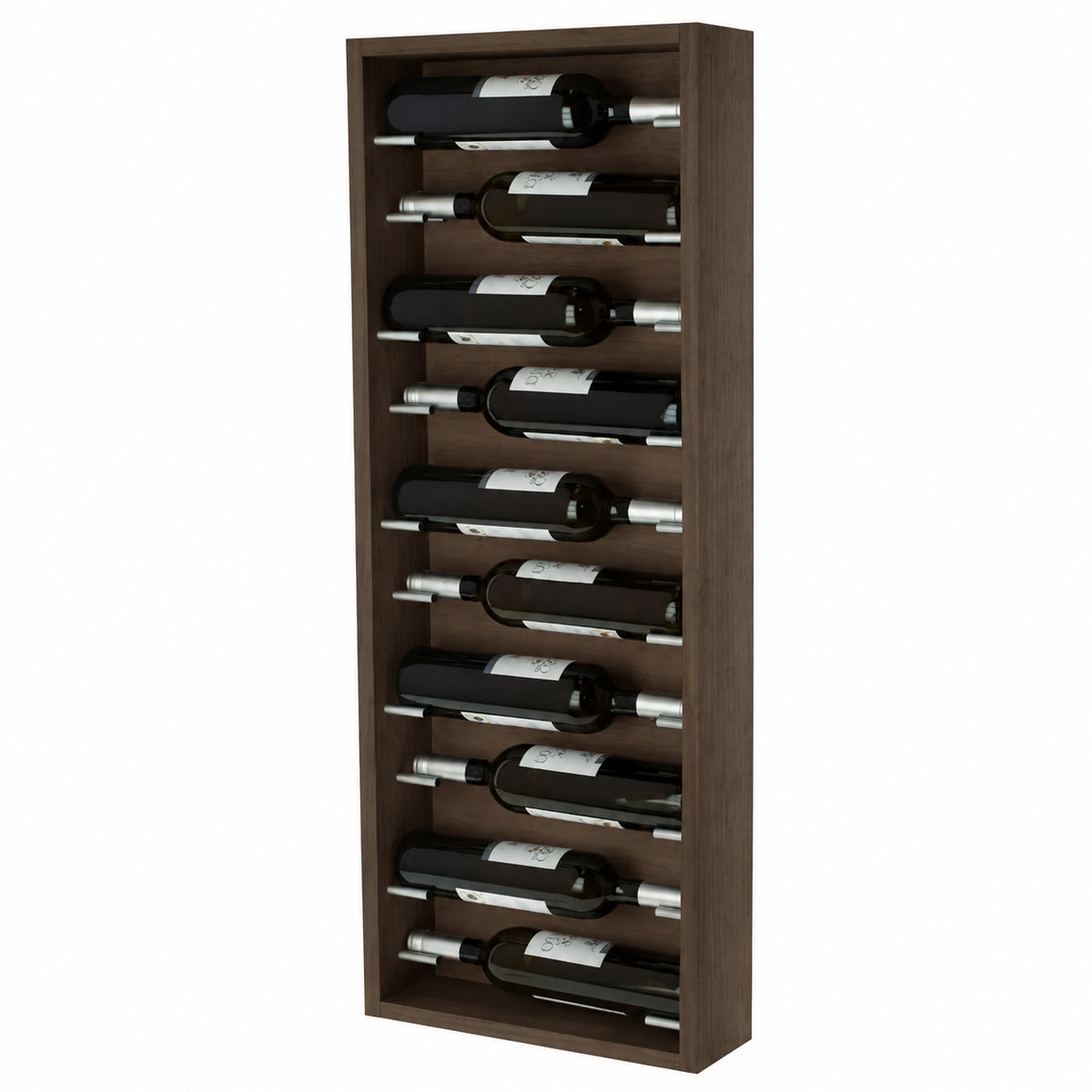 Botellero para 10 botellas Expovinalia Trofeo Godello 9188 - Pino oscuro - Representación generada del acabado