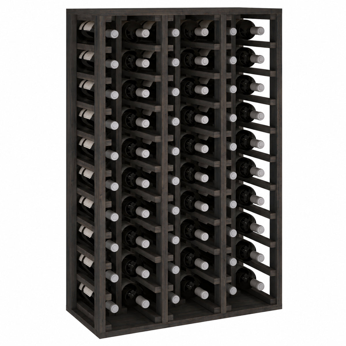 Botellero para 60 botellas Expovinalia Canedo Godello 2060 - Pino negro - Representación generada del acabado