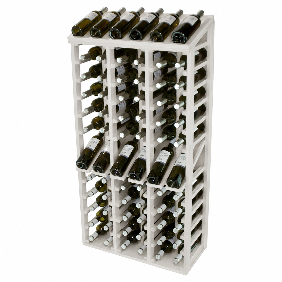 Botellero para 72 botellas Expovinalia Villamartín Godello 2068 - Pino blanco - Representación generada del acabado