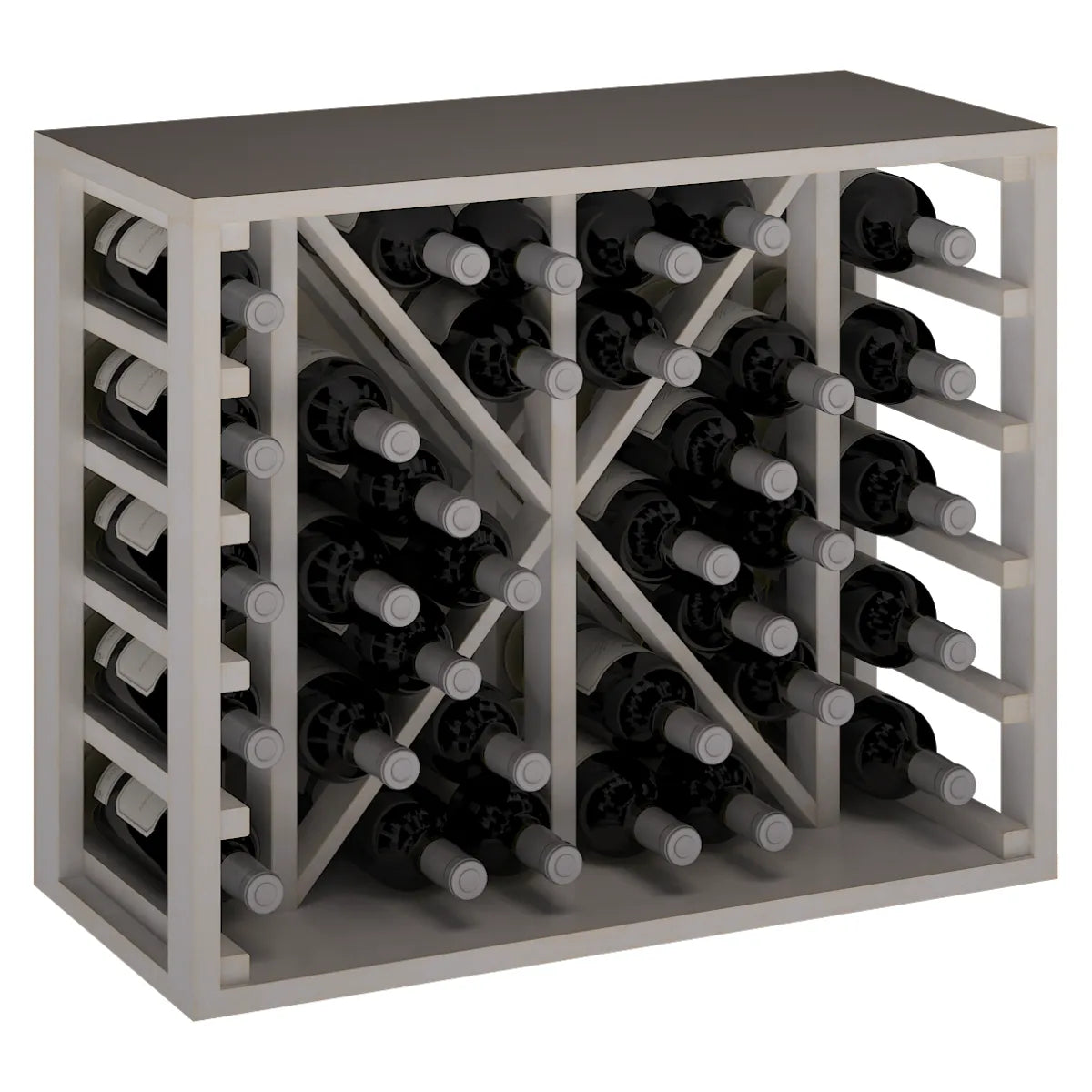 Wine rack for 34 bottles Expovinalia Toral Godello 2531 — White pine — EW2531