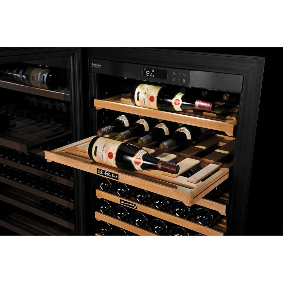 Vinoteca 50 botellas EuroCave La Premiere SV3 Glass bandejas deslizantes