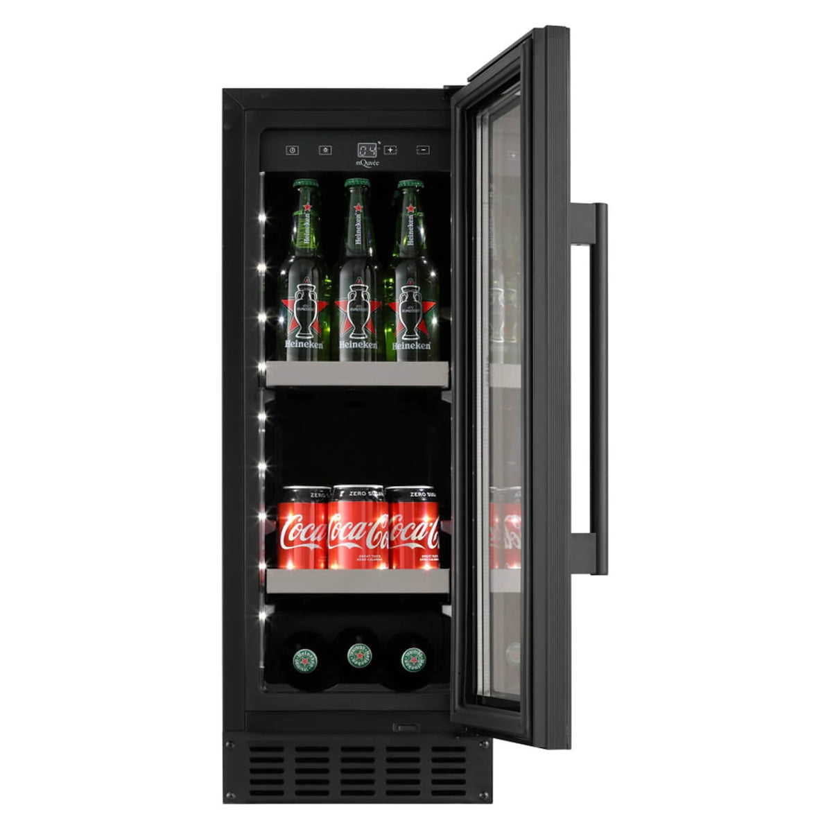mQuvée BeerServer 30 Anthracite Black para cerveza, modelo encastrable bajo encimera o de libre instalación