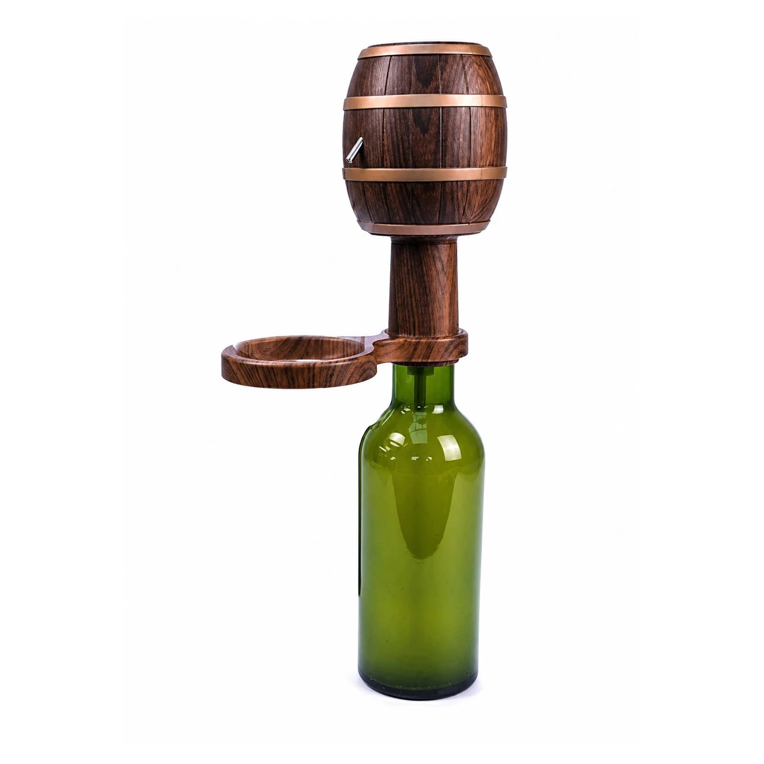 Escanciador eléctrico Coem BARRIL para sidra, vista frontal con diseño de barril tradicional.