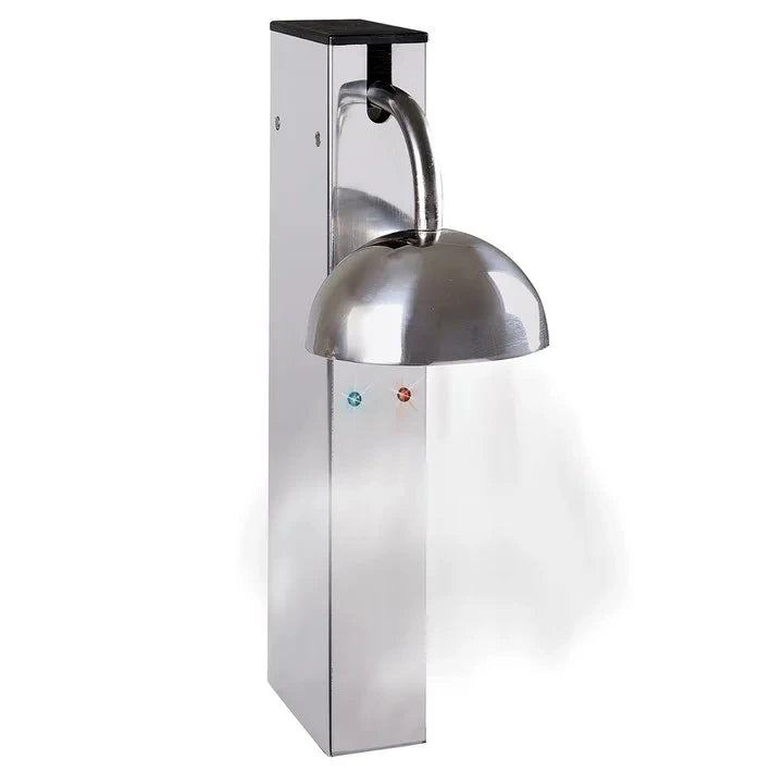 Escarchador de copas y vasos Frosterglass NS Cavanova, vista del sistema de escarchado en acero inoxidable.