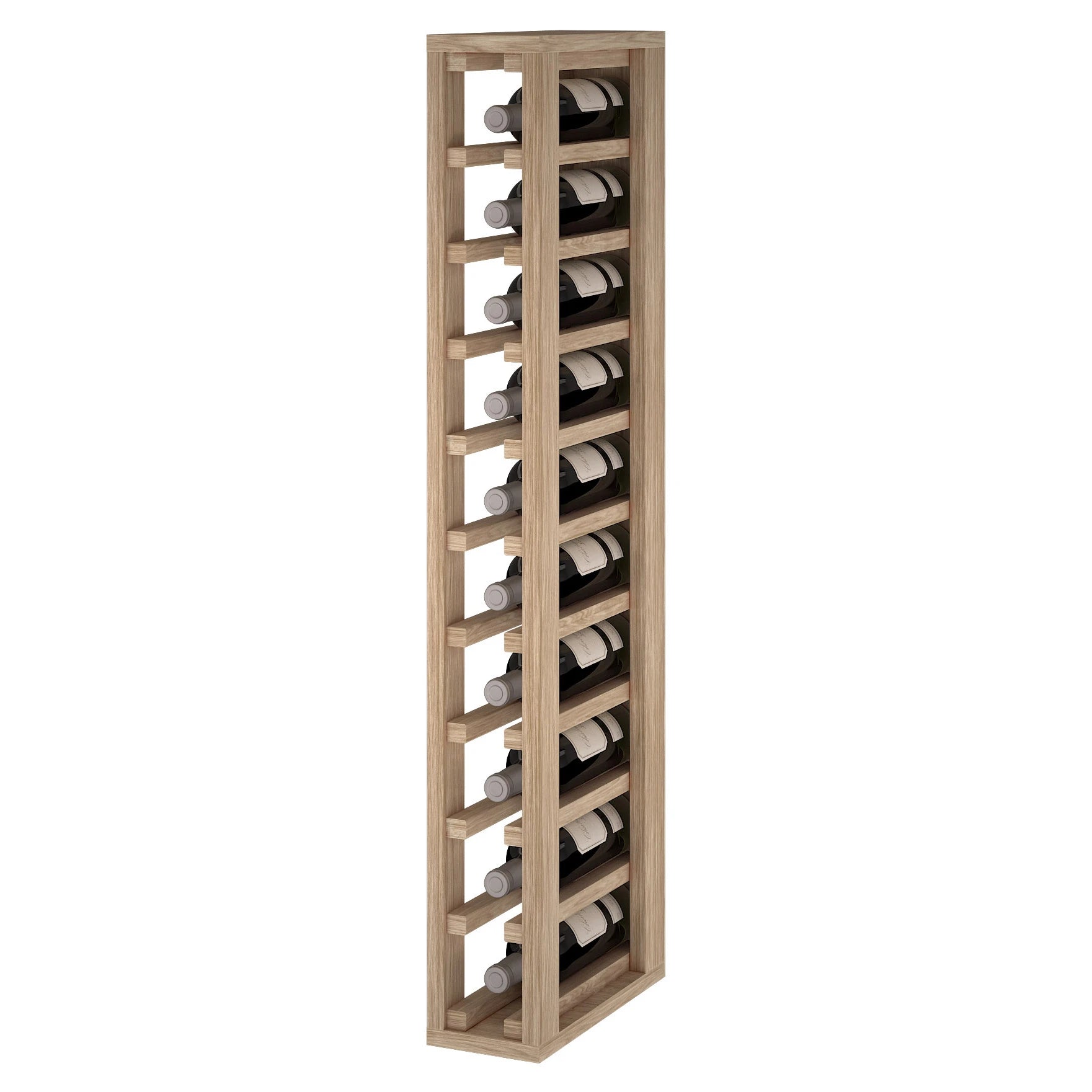 Oak wood wine rack for 10 bottles, Godello ER2031