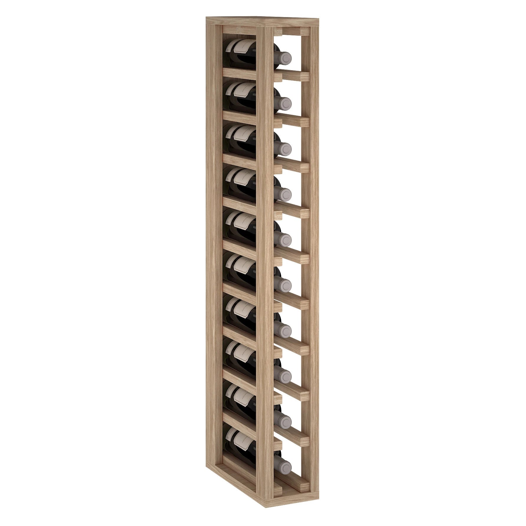 Oak wood wine rack for 10 bottles, Godello ER2031