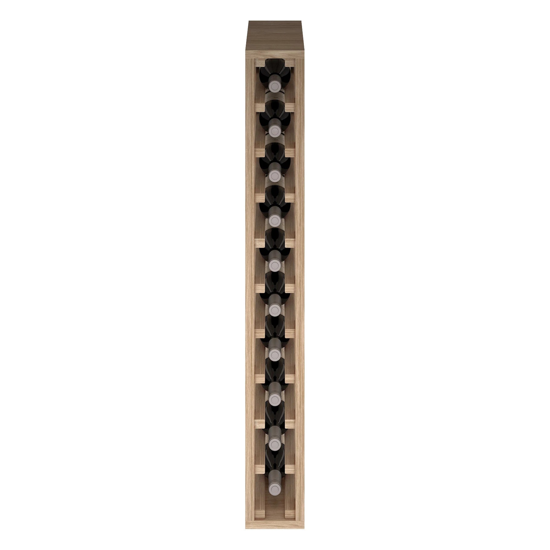 Oak wood wine rack for 10 bottles, Godello ER2031