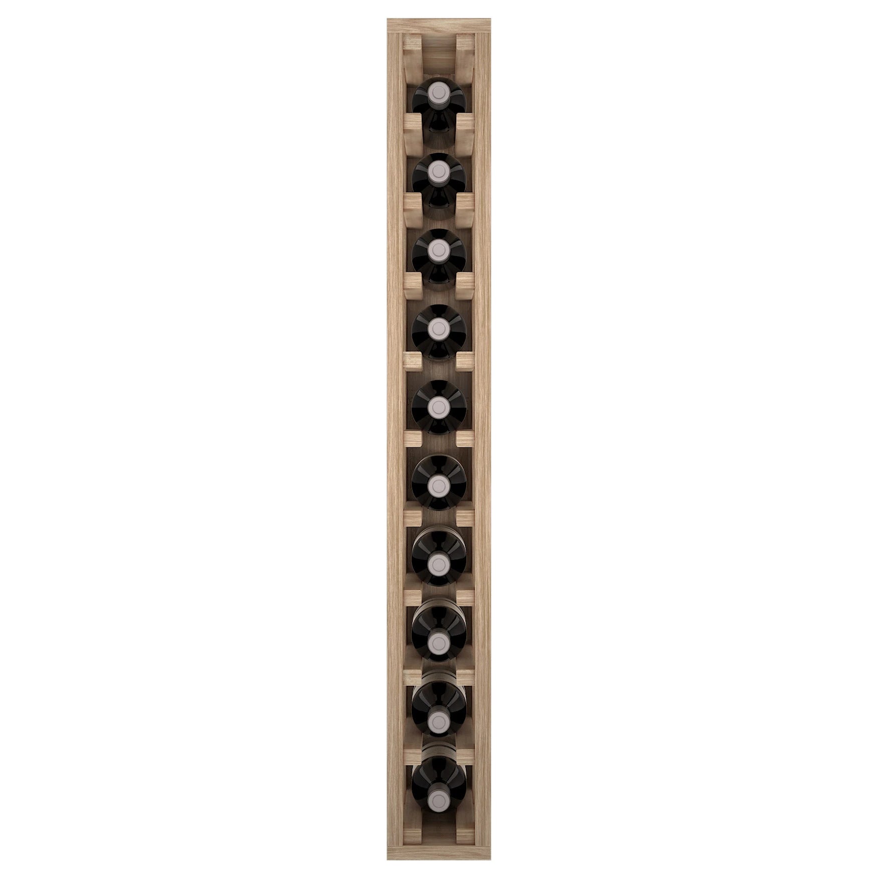 Oak wood wine rack for 10 bottles, Godello ER2031
