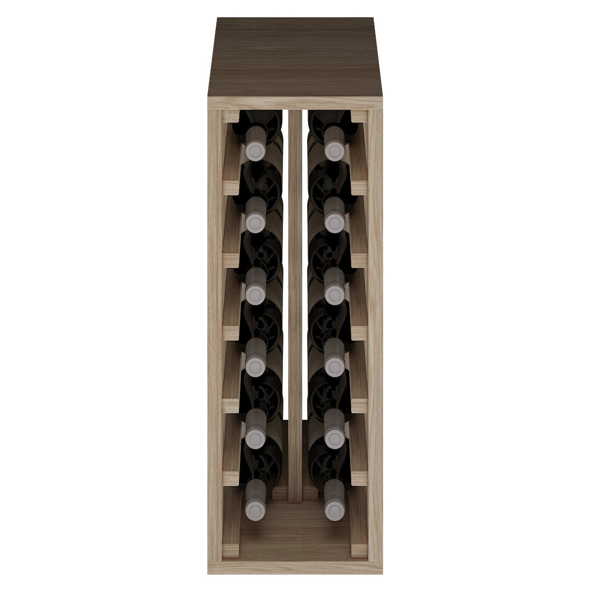 Oak wood wine rack for 12 bottles, Godello ER2010