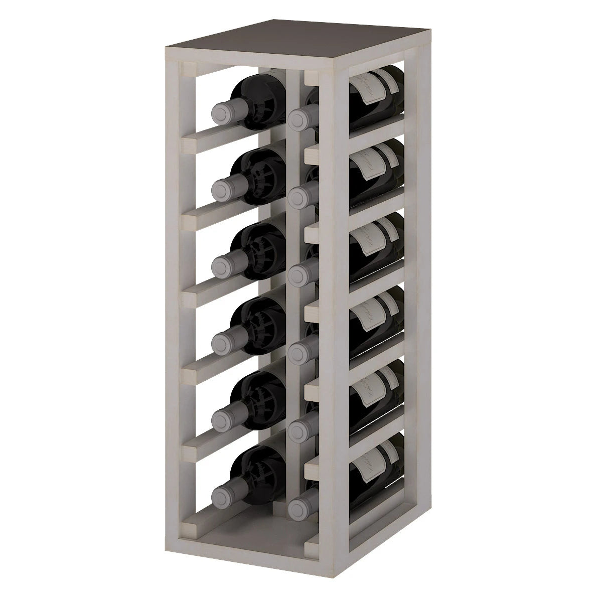 Pine wood wine rack for 12 bottles, Godello EW2010