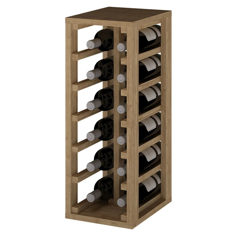 Pine wood wine rack for 12 bottles, Godello EX2010