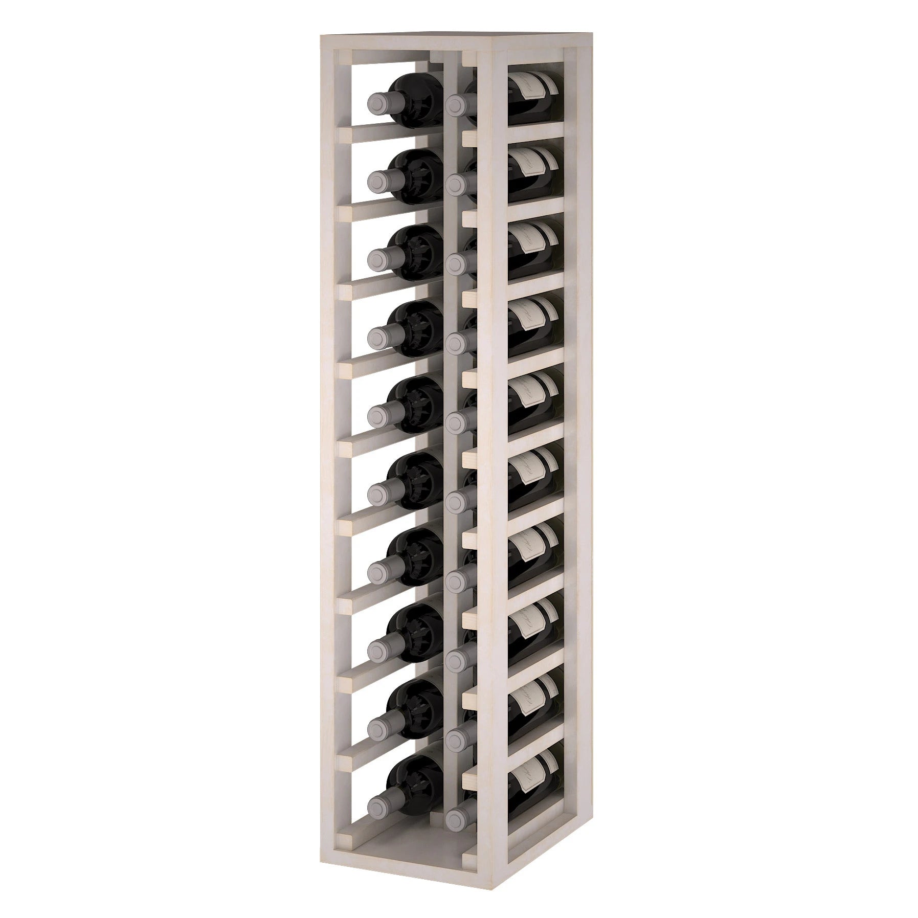 Pine wood wine rack for 20 bottles, Godello EW2032