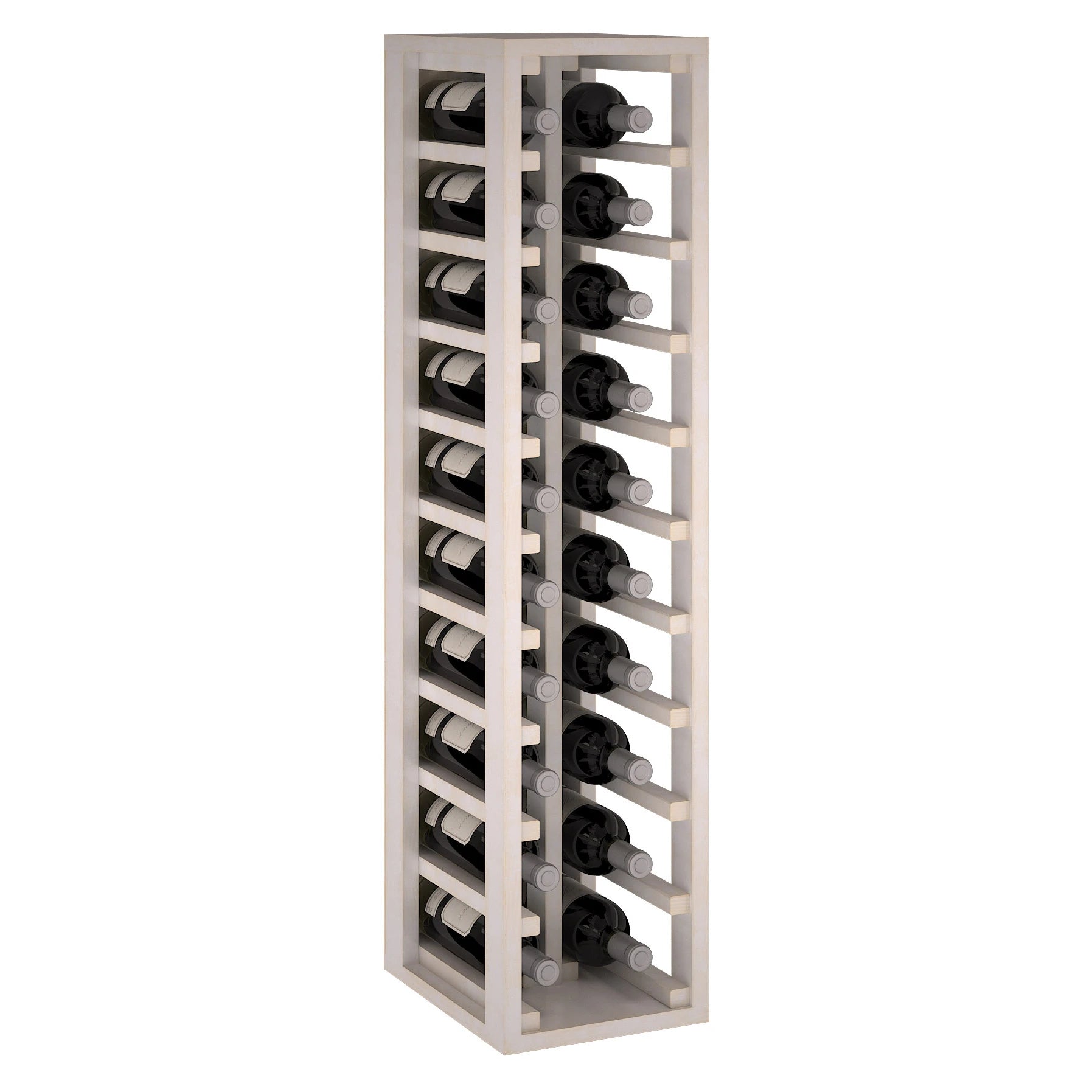 Pine wood wine rack for 20 bottles, Godello EW2032
