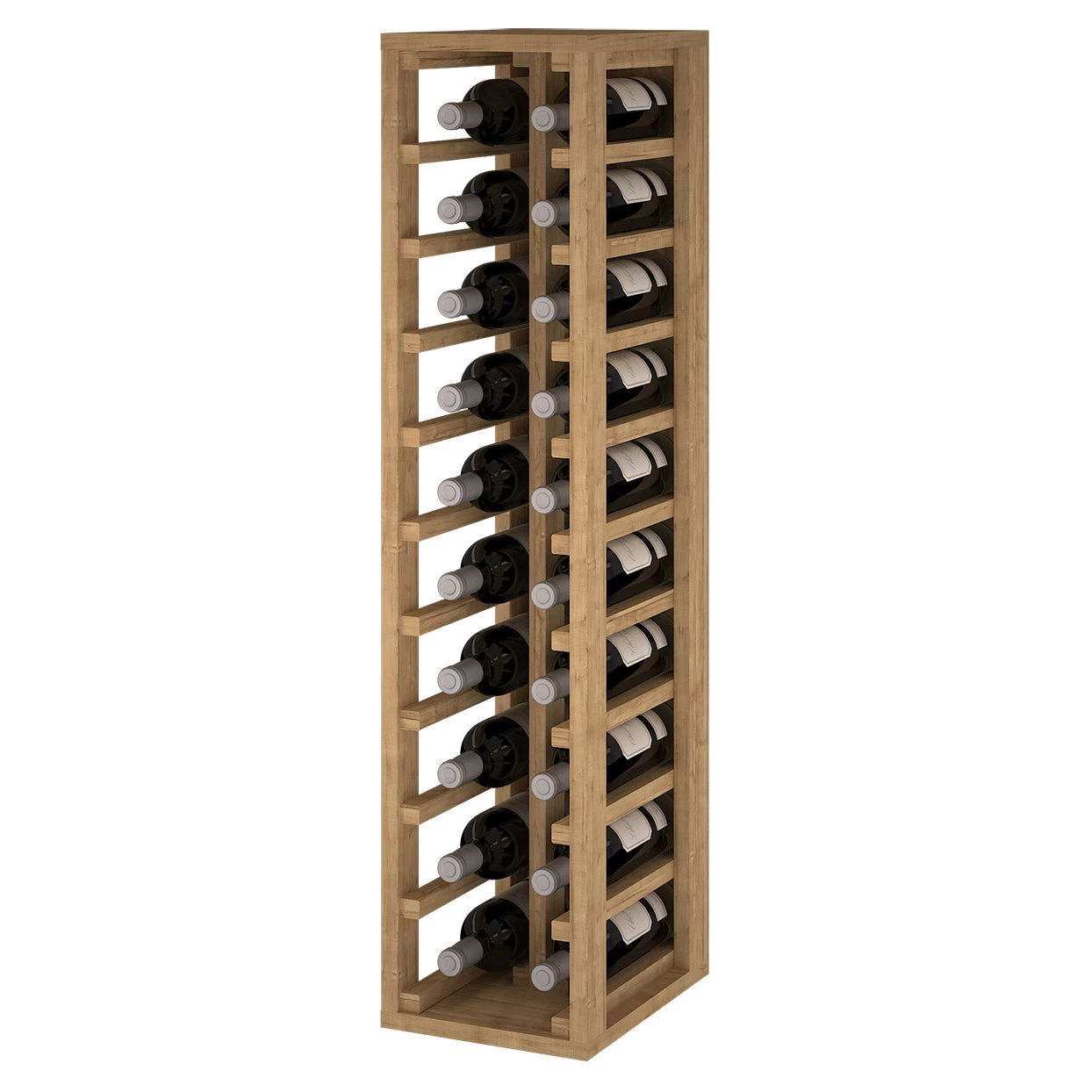 Pine wood wine rack for 20 bottles, Godello EX2032