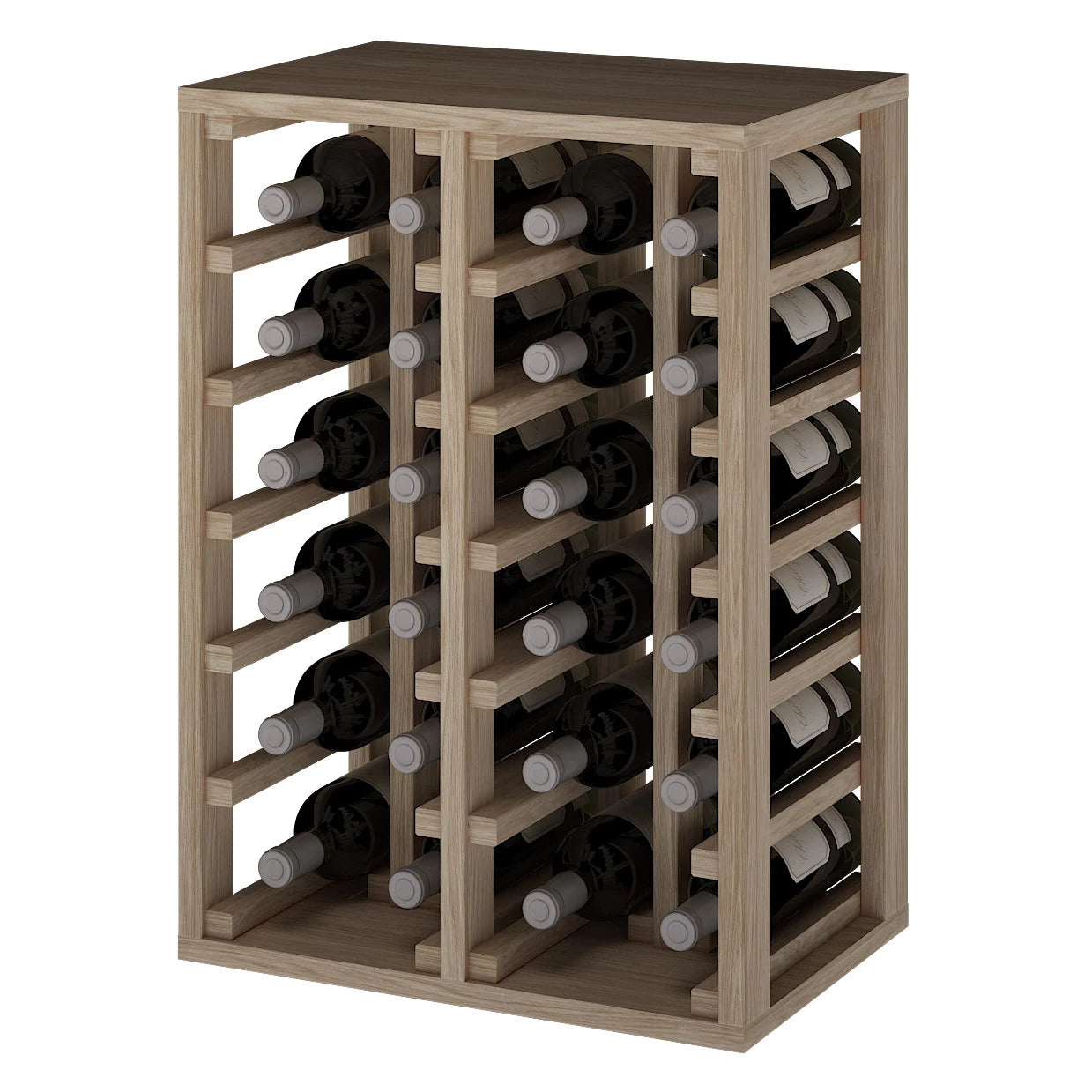 Oak wine rack for 24 bottles, Godello ER2014