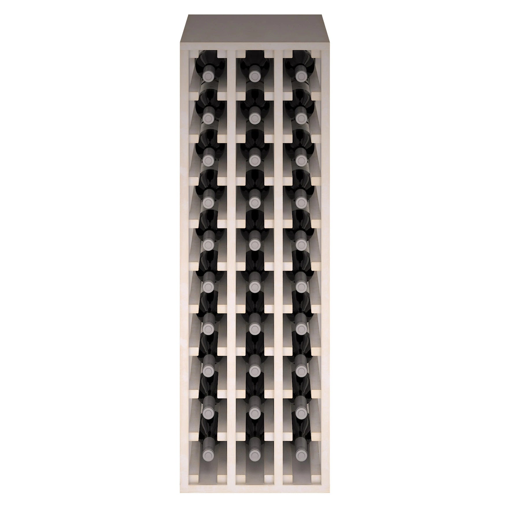 Pine wood wine rack for 30 bottles, Godello EW2033